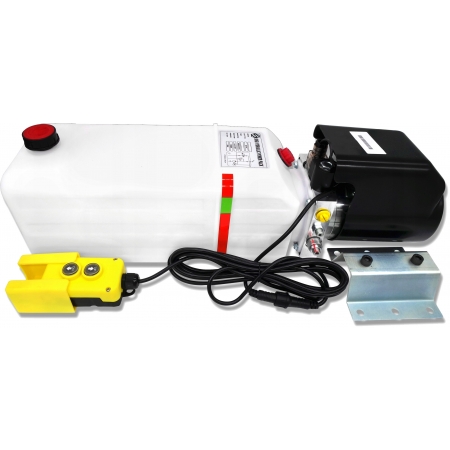 SIŁOWNIK HYDRAULICZNY Z KOŁYSKĄ SKOK 1432 AGREGAT 24V 2,0kW 2,6cc 11L